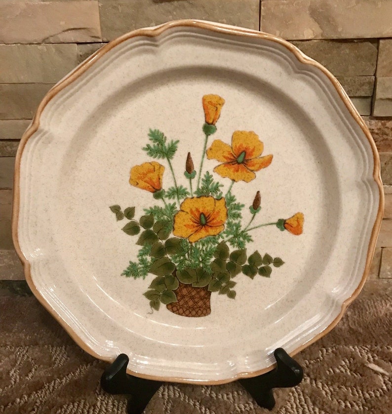 Mikasa Garden Club Petunias 10 3 4 Dinner Plate Etsy