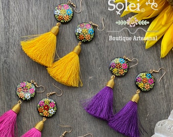 how to prepare thread earrings