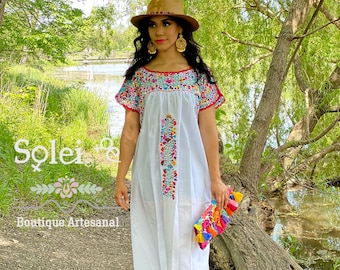 mexican embroidered wedding dress