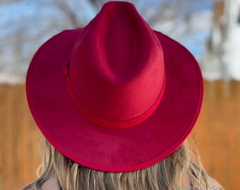 Mexican Suede Hat. Artisanal Hat. Western Hat For Women. Fedora Hat. Elegant Mexican Hat.