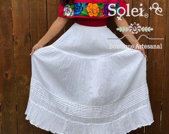 Mexican Maxi Mexican Colorful Long Traditional Skirt