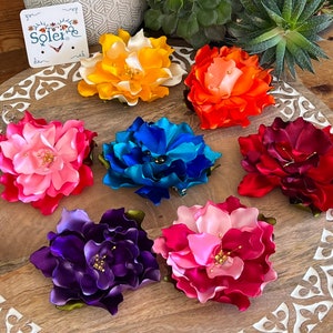 Mexican flower hair clips sale