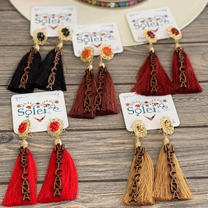 Aretes Artesanales Mexicanos. Aretes de Filigrana Hecho a Mano.  Aretes Mexicanos Tradicionales. Aretes Boda Mexicana. Regalo para Ella.
