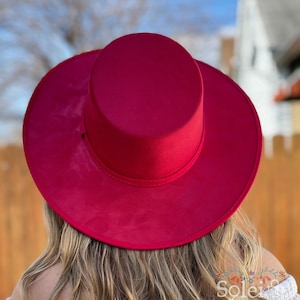 Mexican Suede Hat.  Artisanal Hat. Cordobes Style Hat For Women. Fedora Hat. Elegant Mexican Hat.
