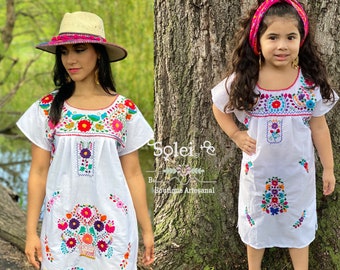 mother daughter matching traditional dresses