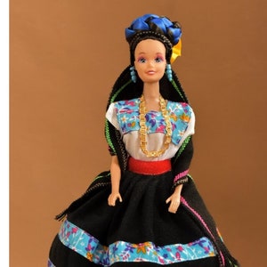Muñecas Tradicionales Mexicanas. Muñeca Mexicana. Muñecas Típicas Artesanales. Decoración del hogar. Regalo de cumpleaños. Regalo para ella. Estilo étnico vintage.