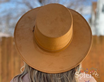 Suede hat womens Clearance