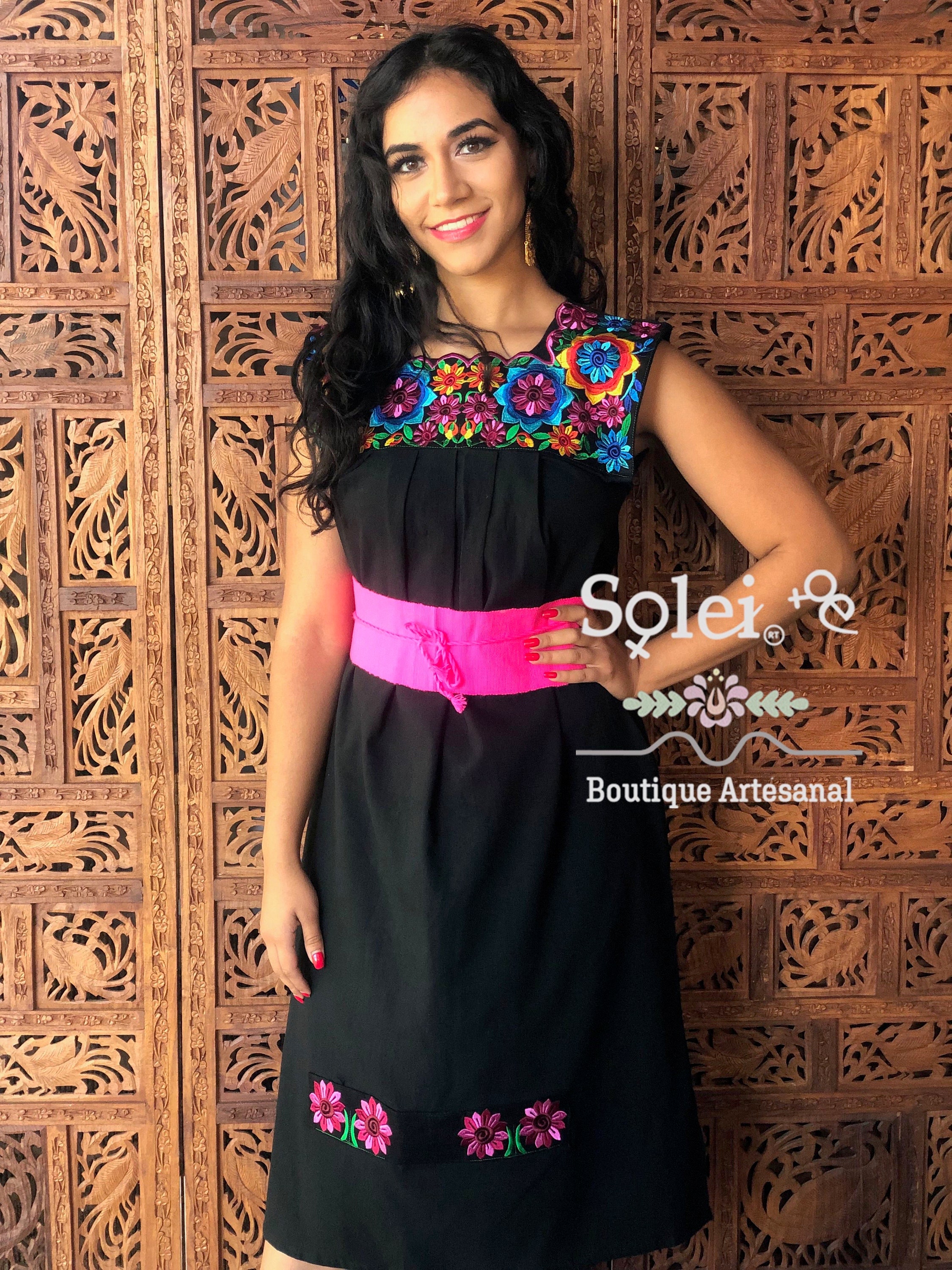Daisy embroidered dress discount
