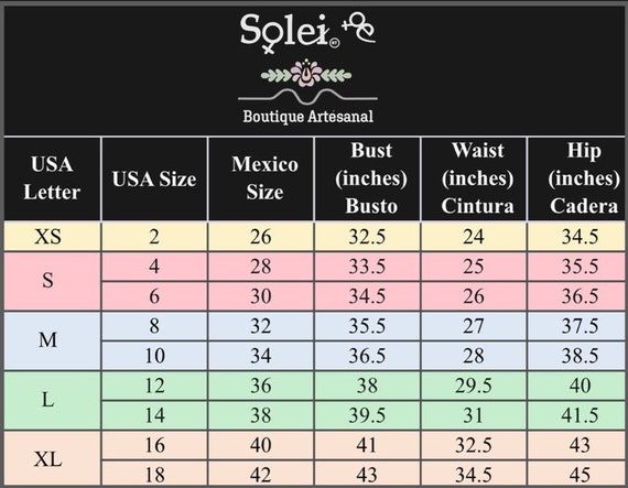 Size 3 in mexico is what size in us womens hotsell