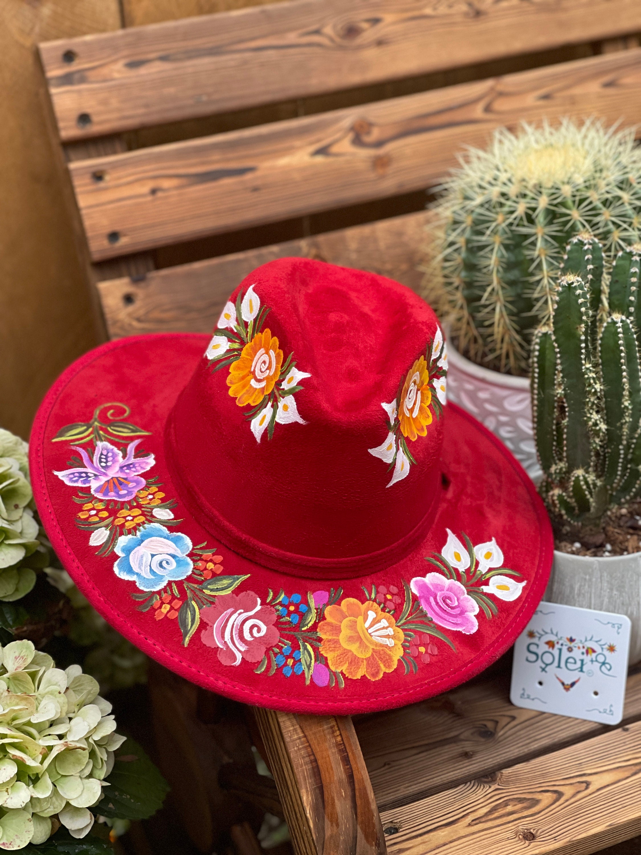 NW/OT!! ARTISANAL HAT HANDMADE IN MEXICO BY MEXICAN CRAFTSMAN Cap Mexico Hat Artisanal Mesh Snap Back Mexico Gorra  main image 3