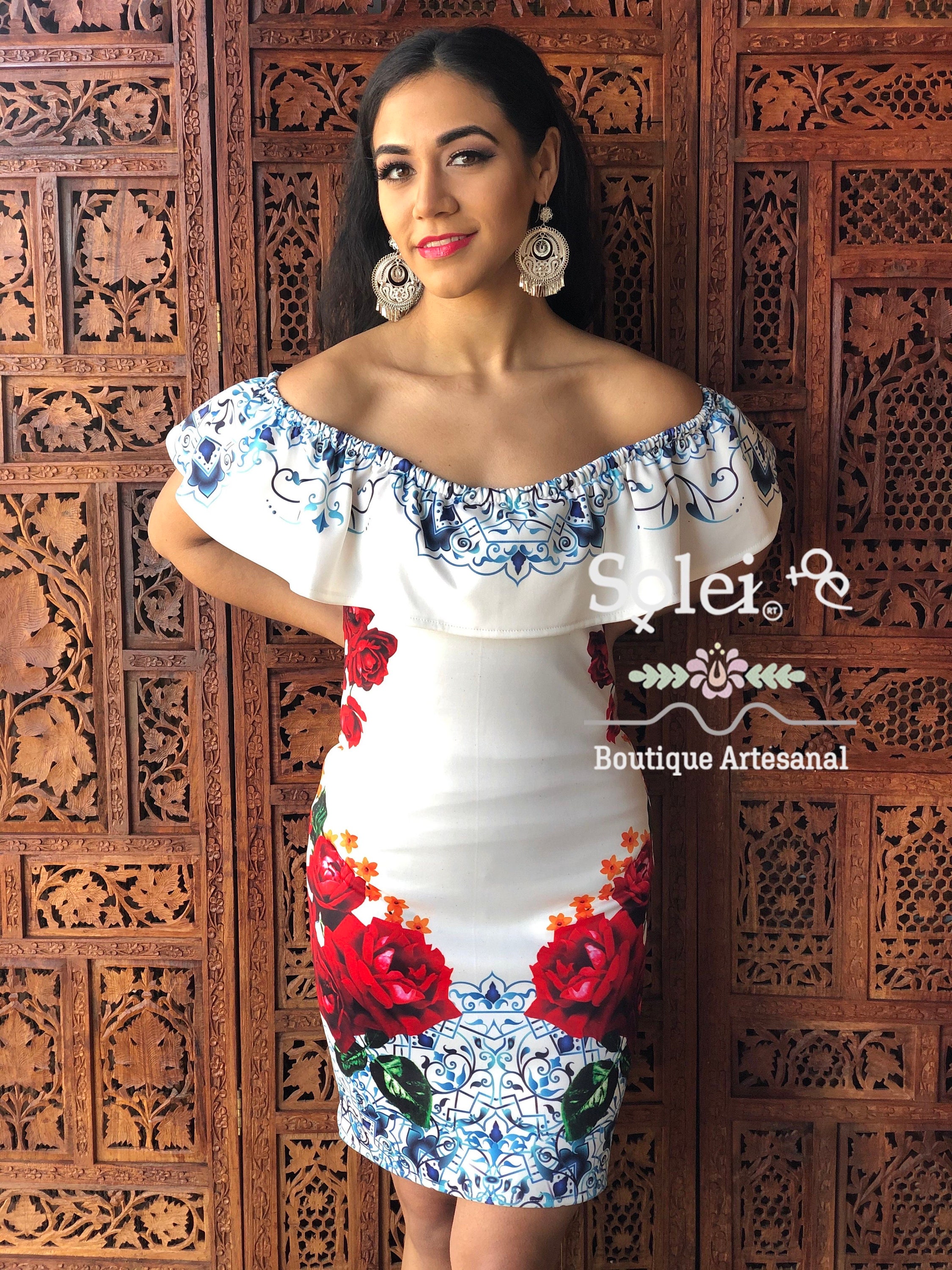 Short Floral Print Dress. off the 