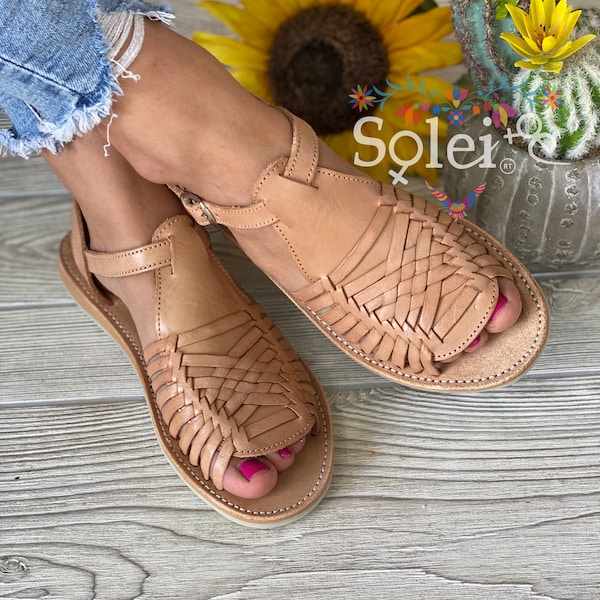 faux leather huarache sandals