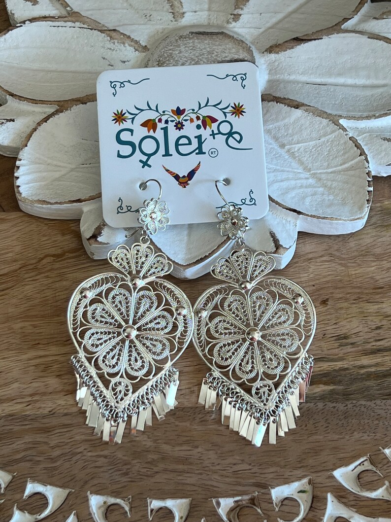 Mexican Filigree Earrings. Traditional Mexican Earrings. Etsy