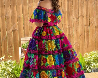 De Chiapas Hombre Traje Tipico Chiapaneco Mujer Vestido Mexicano