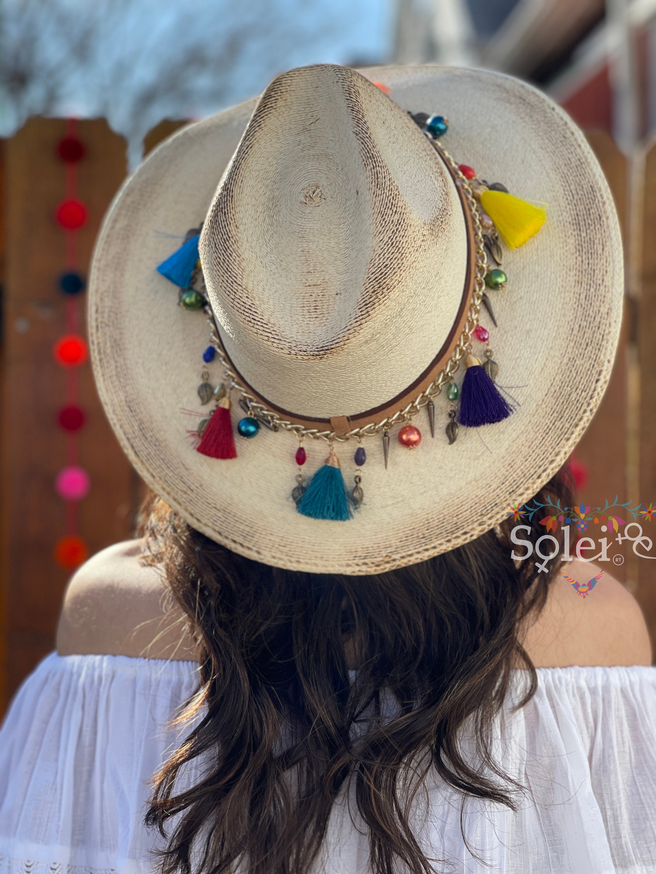 Mexican Artisanal Palm Hat. Mexican Hat 