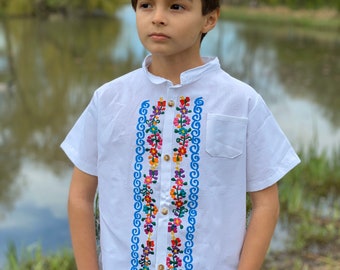 Boys Guayabera Etsy