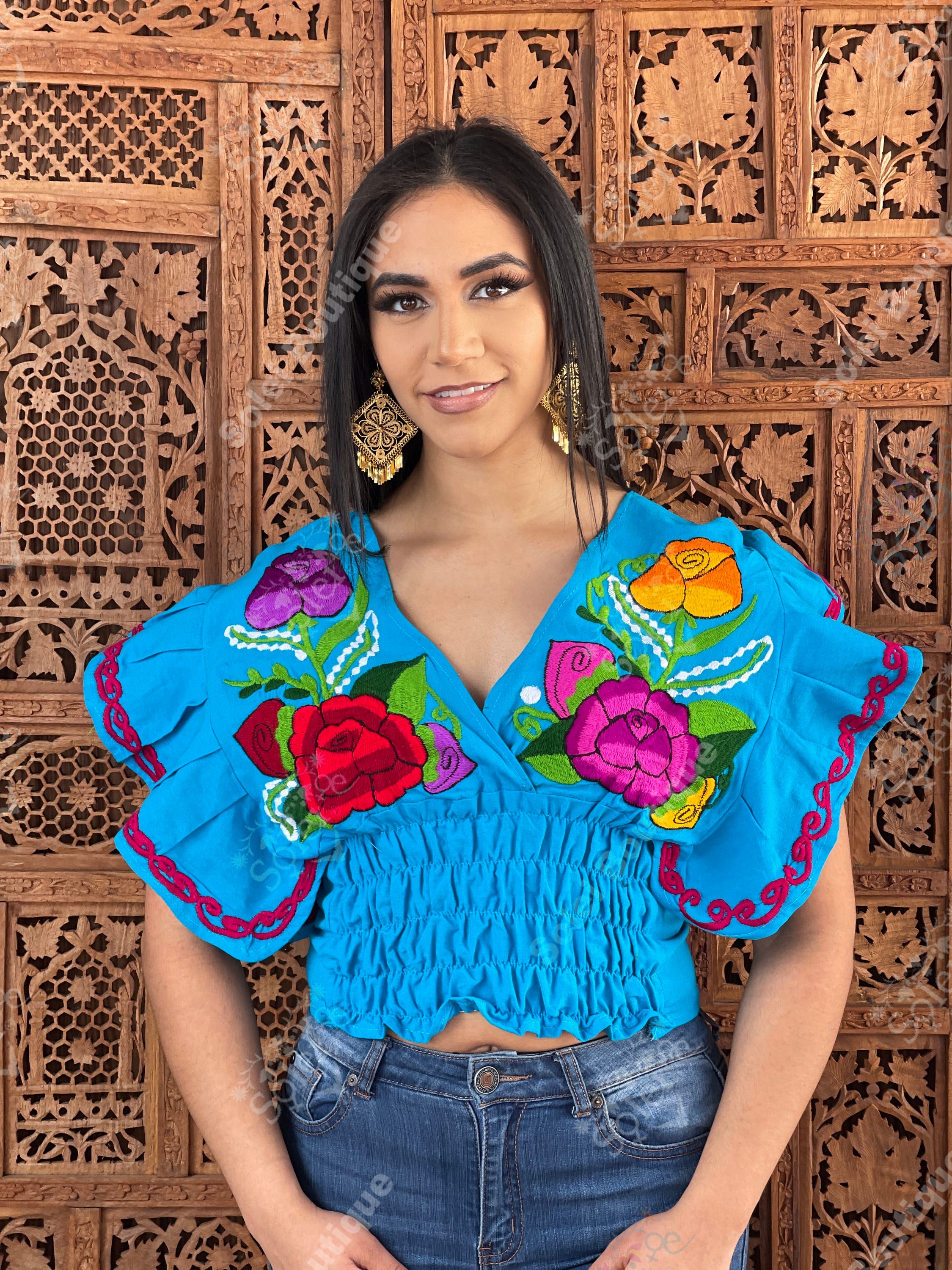 tulle t-shirt with embroidery studs