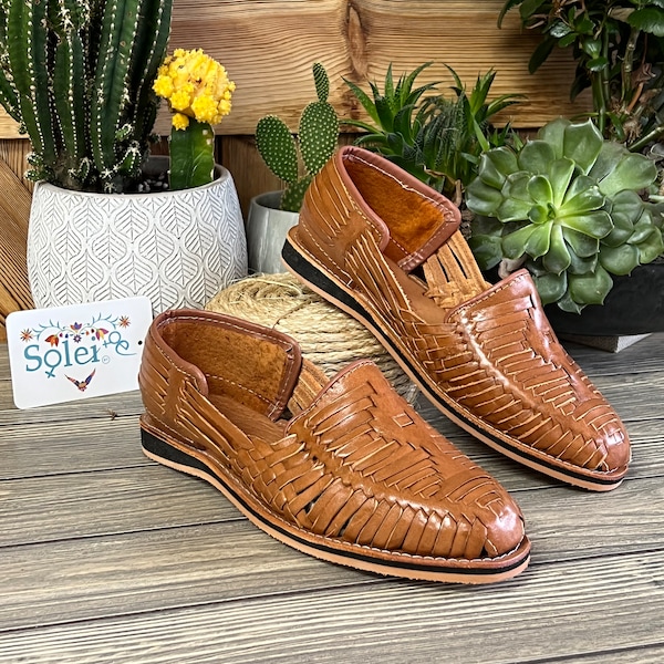 Sandale artisanale pour hommes. Sandale mexicaine en cuir. Style traditionnel mexicain. Sandale tendance pour hommes. Chaussures artisanales mexicaines. Cadeaux pour lui.