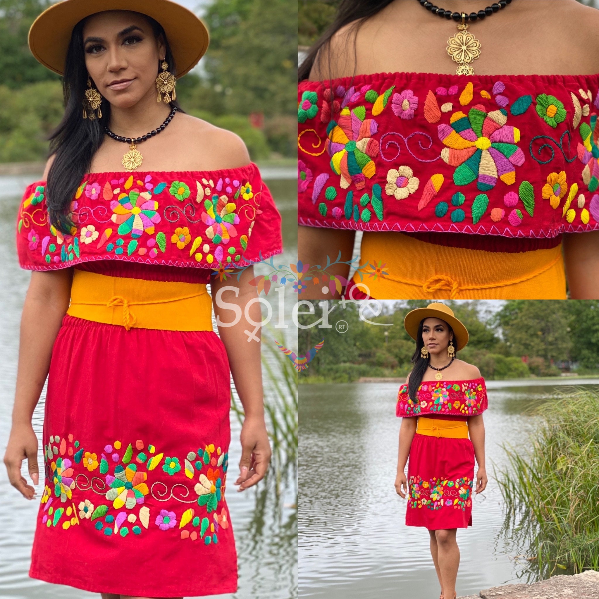 Mexican Campesino Dress. off the 