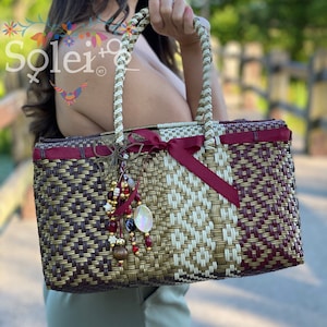 12 ideas de Bolsas de rafia  artesanías de lona de plástico, patrones de  lona, bolsos de ganchillo