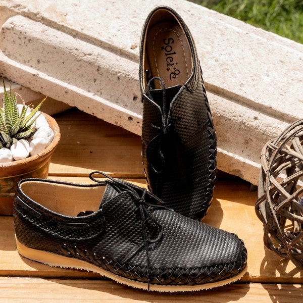 Men’s Mexican Leather Shoes. Leather Shoes with Laces. Mexican Huarache. Men’s Fashion Oxford Shoes. Mexican Loafers. Penny Loafers.