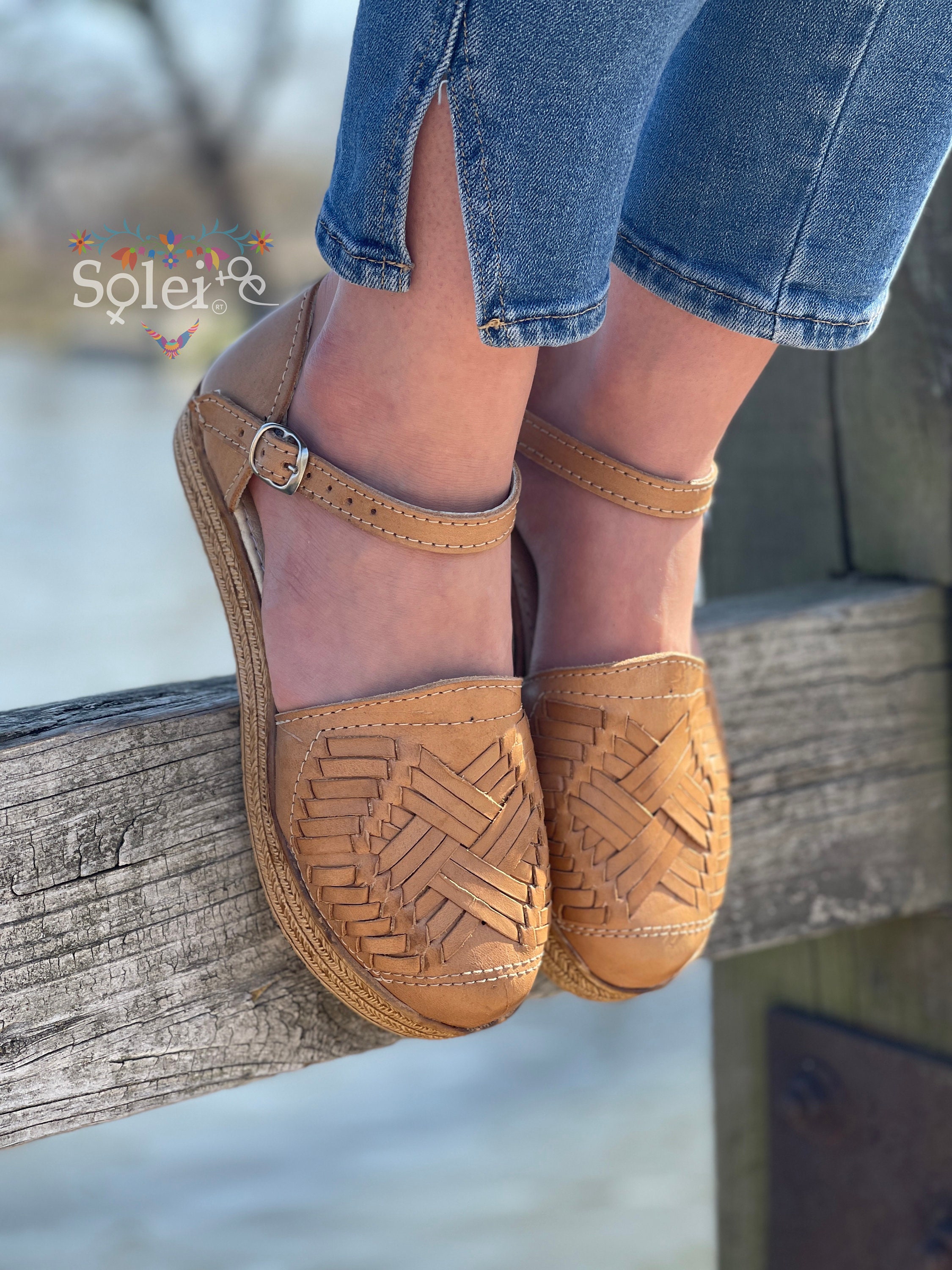 Zapatos Mexicanos de Cuero. Zapato Artesanal Tradicional. Etsy