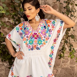 Traditional Mexican Blouse. Size S 2X. Boho Chic. Artisanal Ethnic Top ...