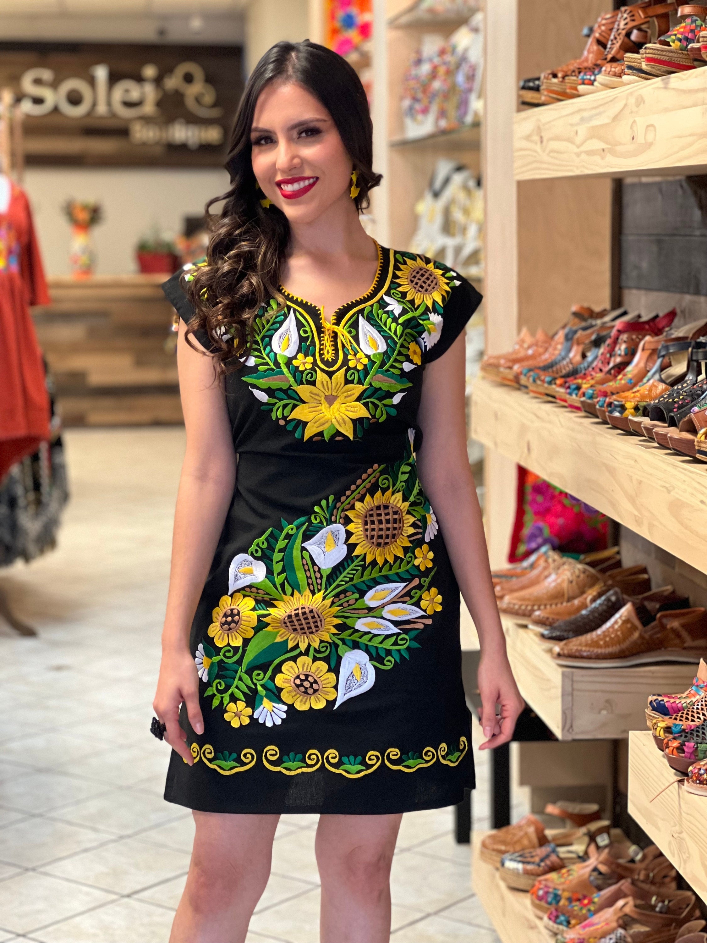 Fitted 2025 mexican dress