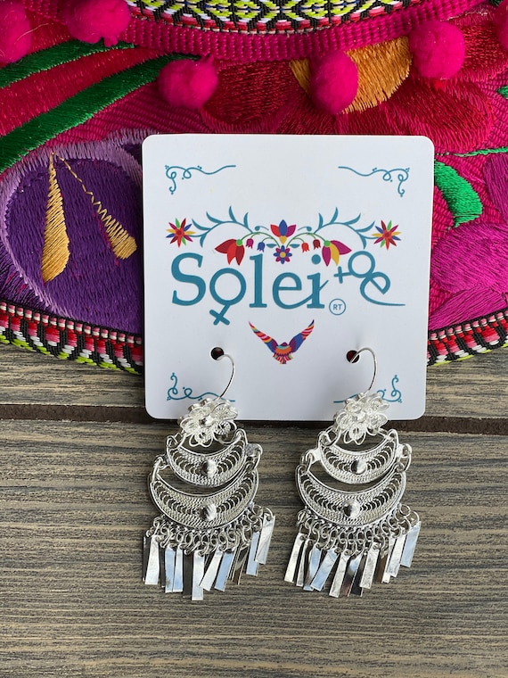 Beaded Mexican Earrings Handmade in Oaxaca Mexico – Shop Bouboulina