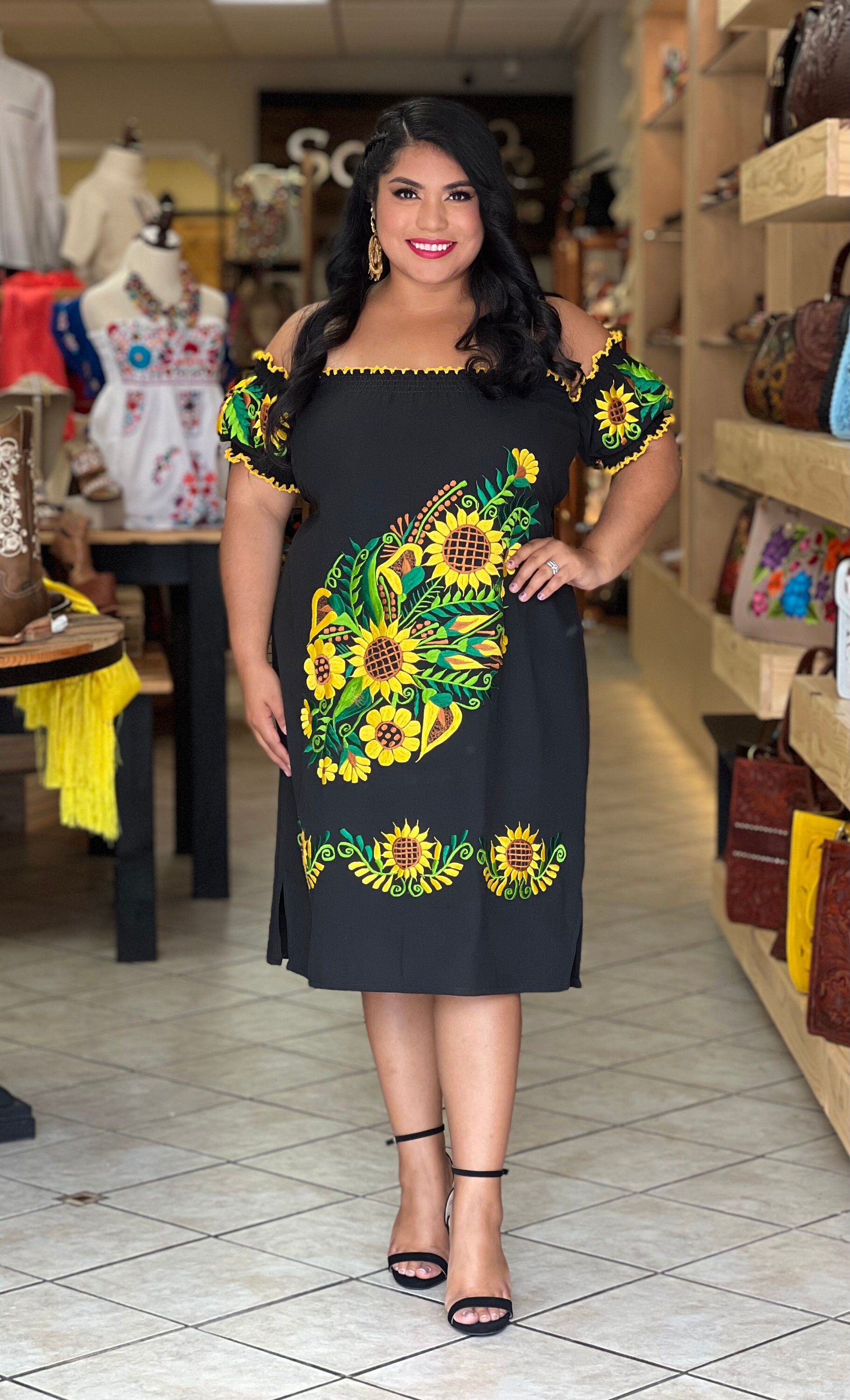 plus size mexican dress