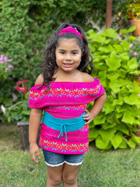 raro infinito tribu Blusa Mexican Tradicional Para Niña. Blusa Artesanal Mexicano. - Etsy México