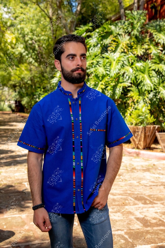 Mens Mexican Traditional Shirt 