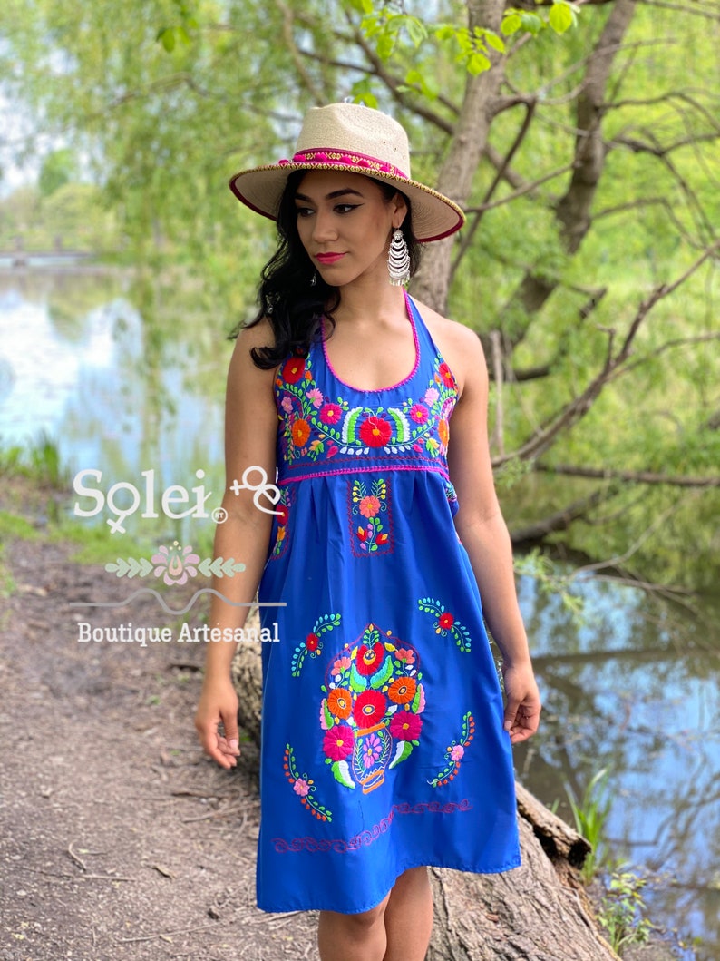 halter mexican dress