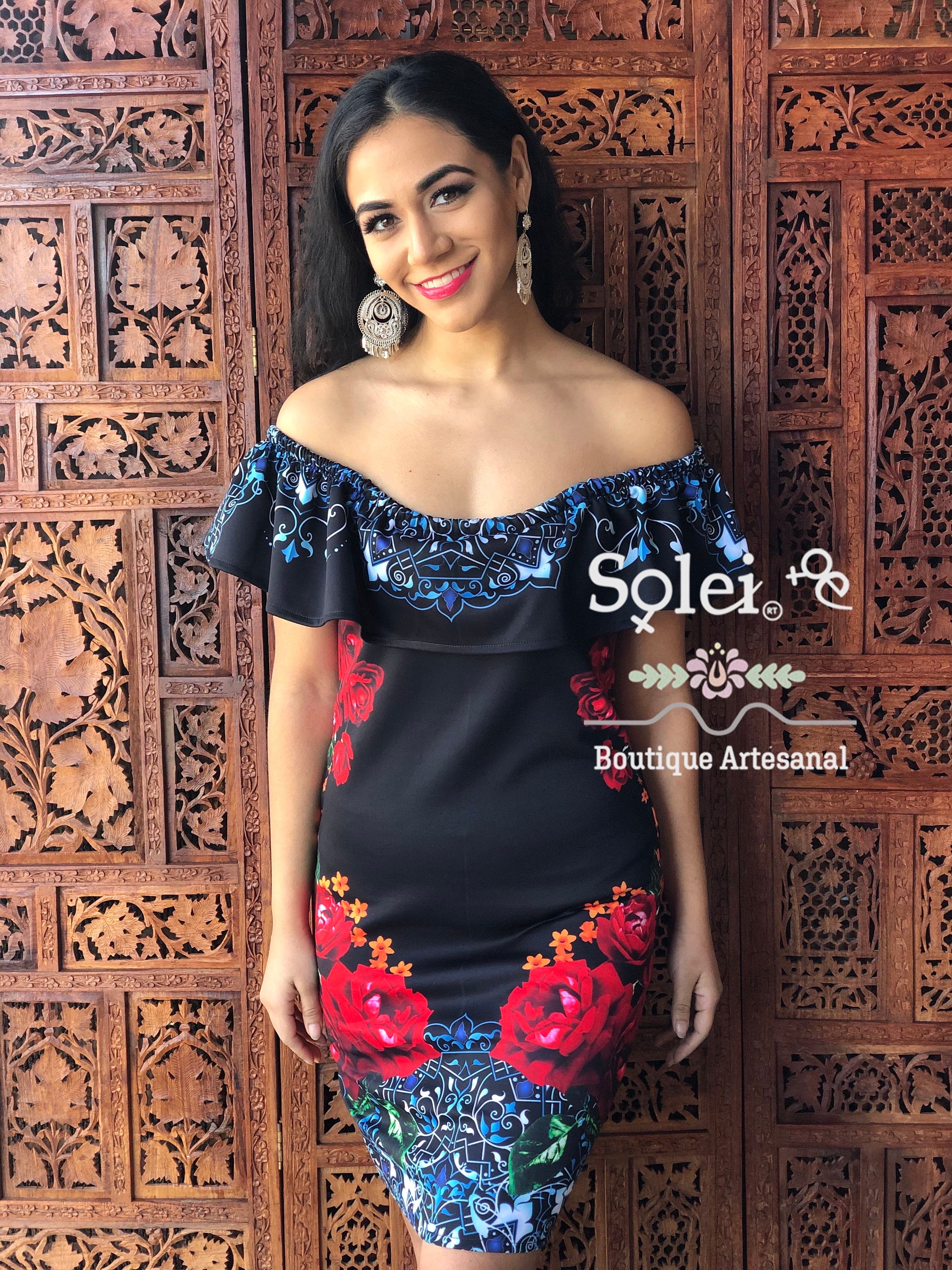 Short mexican dresses sale