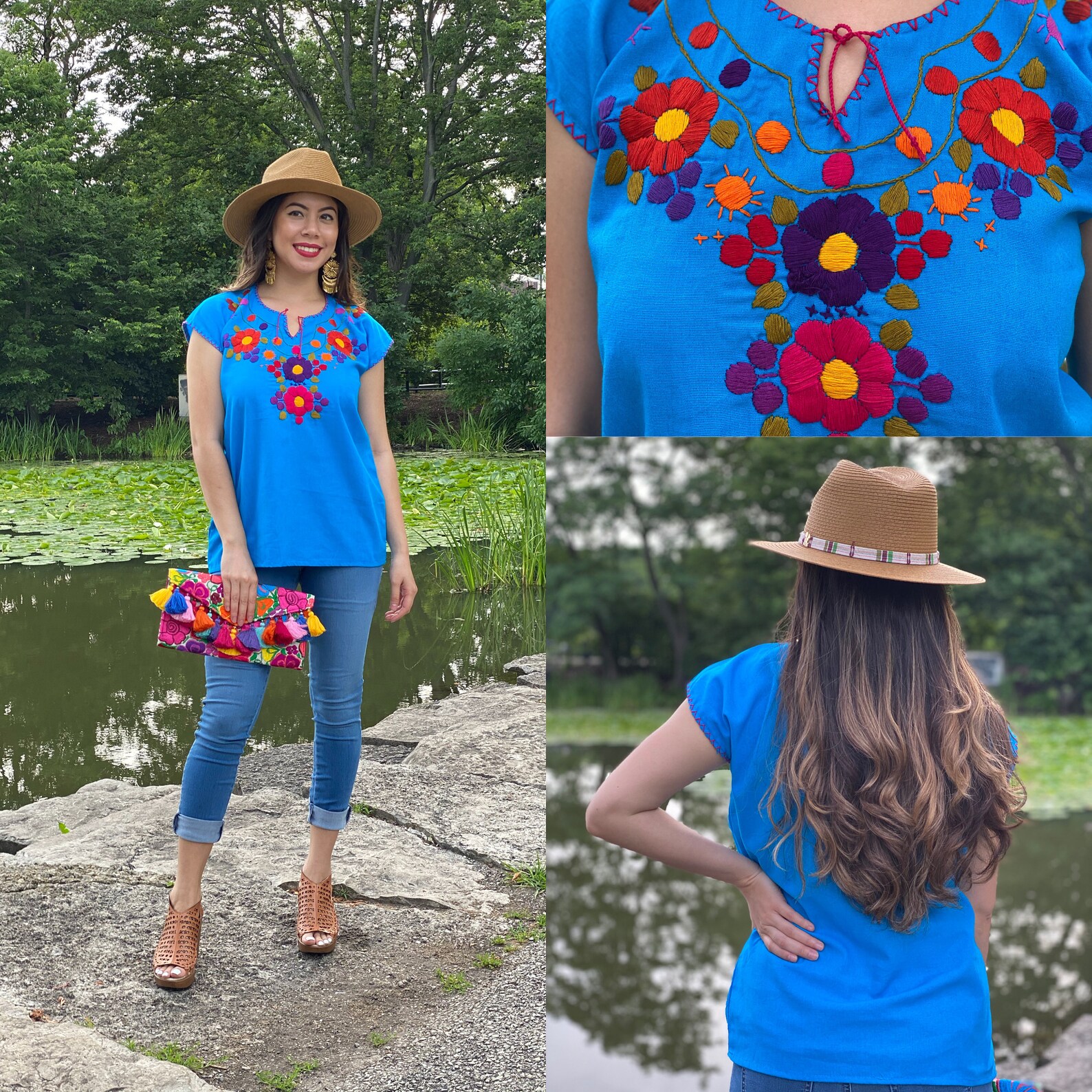 TOP Floral Embroidered main image 0