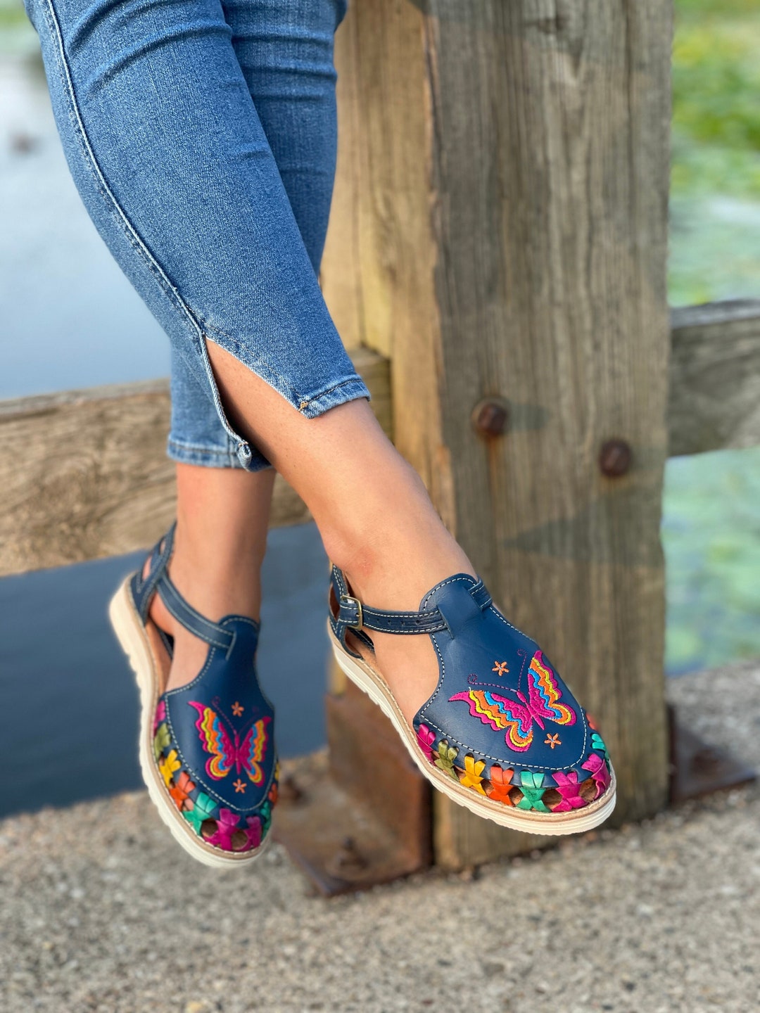 Mexican Artisanal Sandals Leather Honey 604021 main image 0