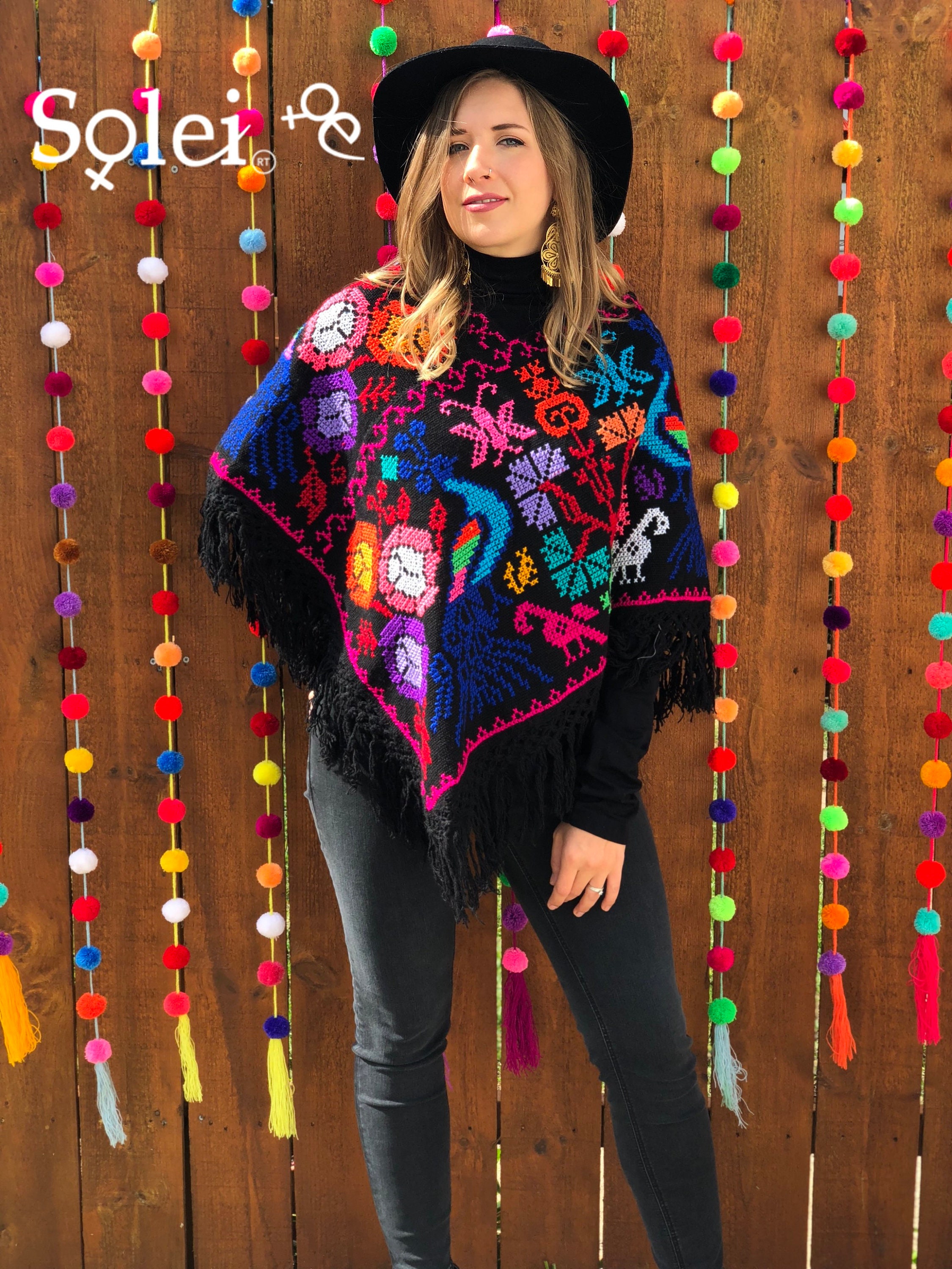 Poncho Mexican Pattern
