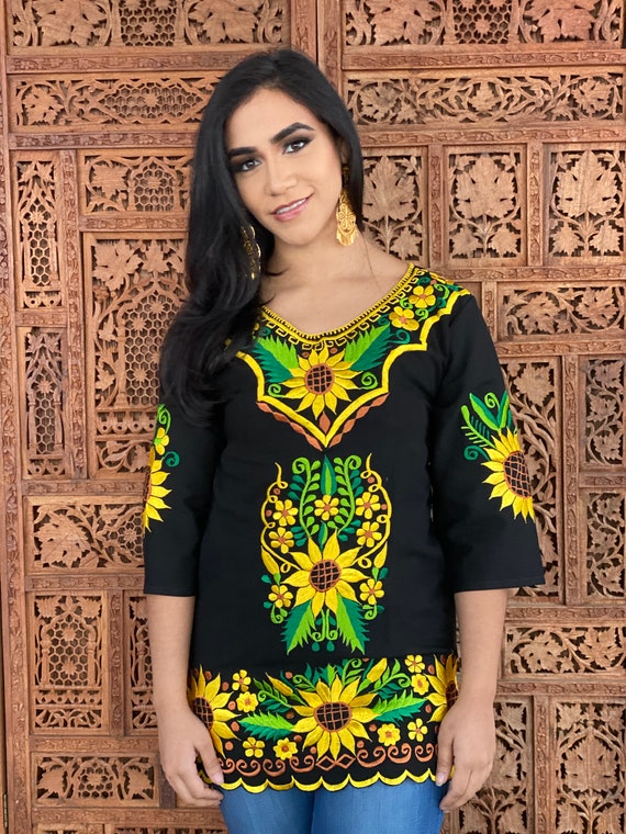 Bluson Bordado con Blusón Bordado Blusa