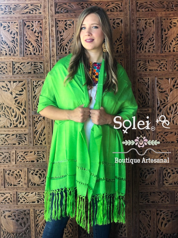 Mexican Traditional Rebozo. Mexican Shawl. Mexican Fiesta Etsy