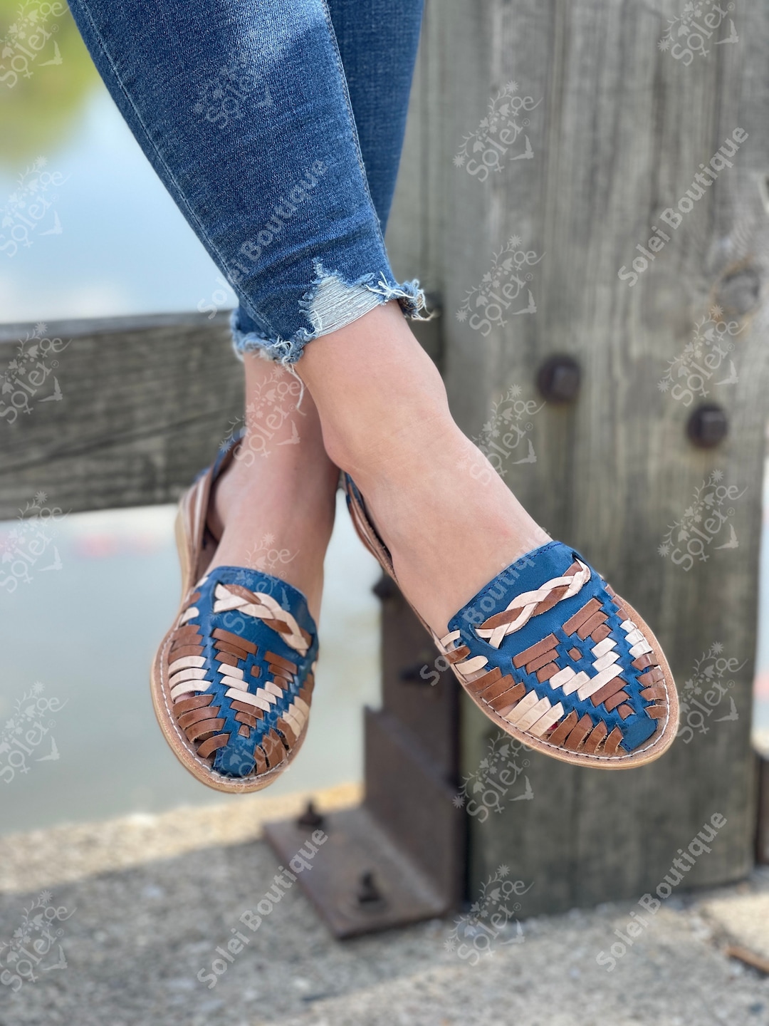Huarache Sandalo messicano in Sandalo vintage
