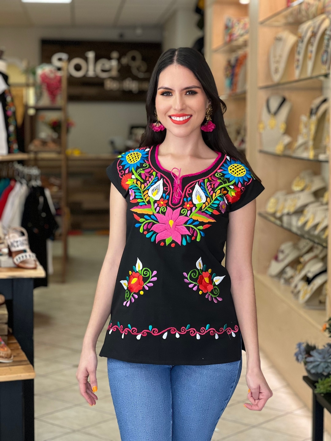 Puebla Blusas De Mayoreo En Mexico Ropa Bordada Ropa Artesanal