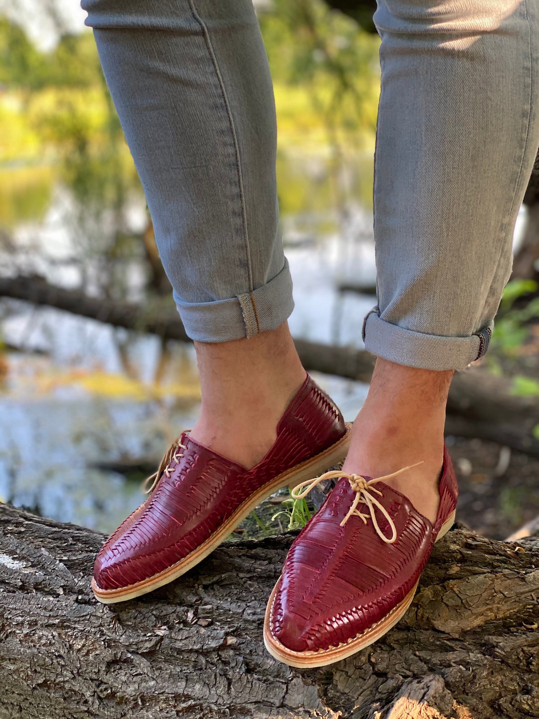 Scarpe Artigianali da Scarpe in pelle Huarache