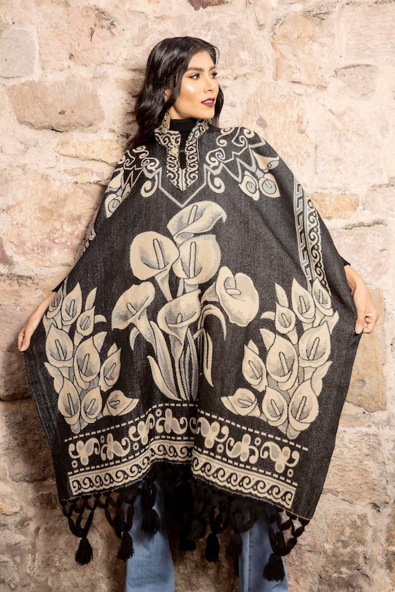 ELLE Poncho Mujer Mujer