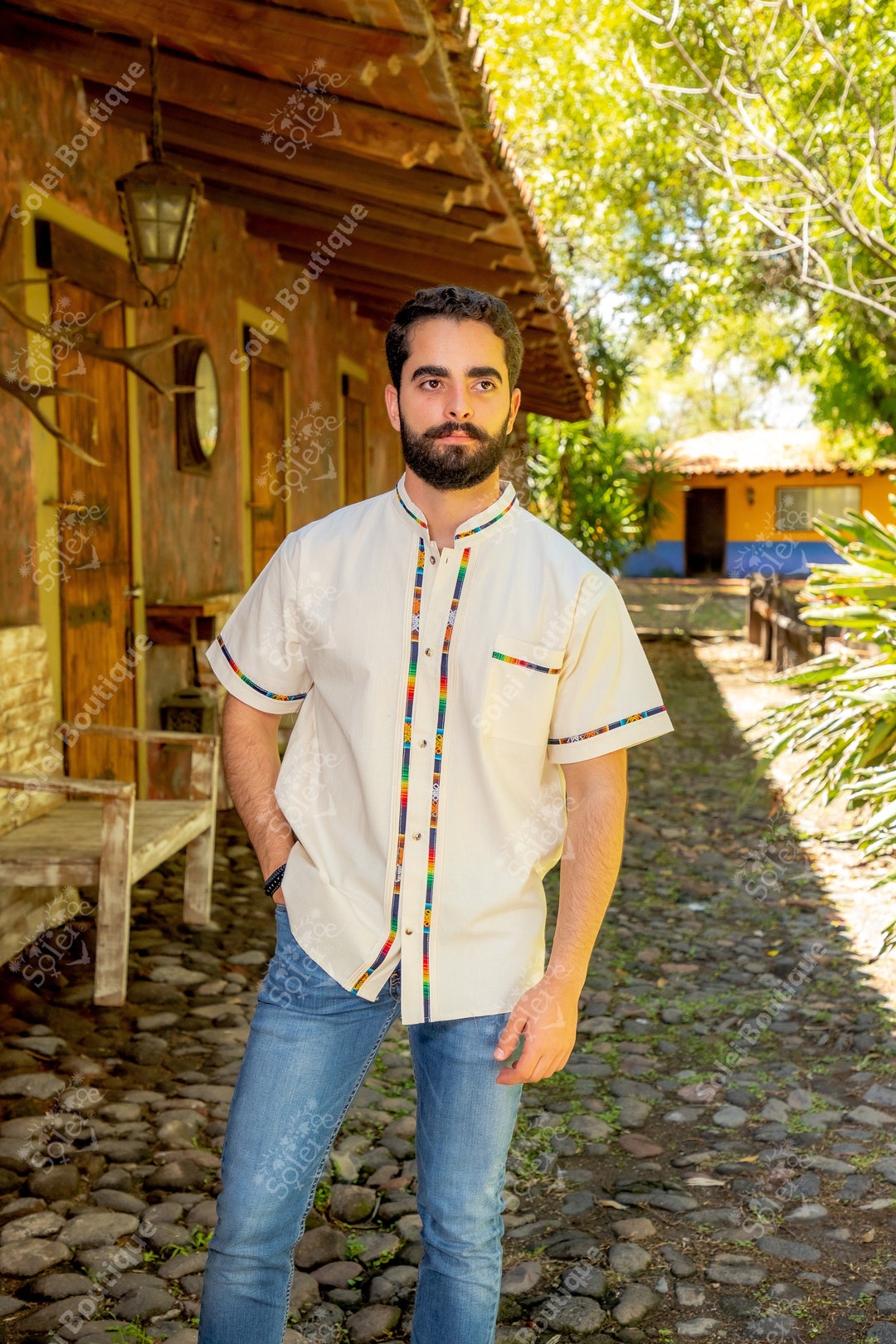 Guayabera Tradicional De Manta Para Guayabera Mexicana México | lupon ...