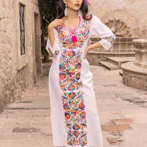 Sizes S-M-L-XL-2XL-3XL- 4XL-5XL Mexican long dresses -Mexicans