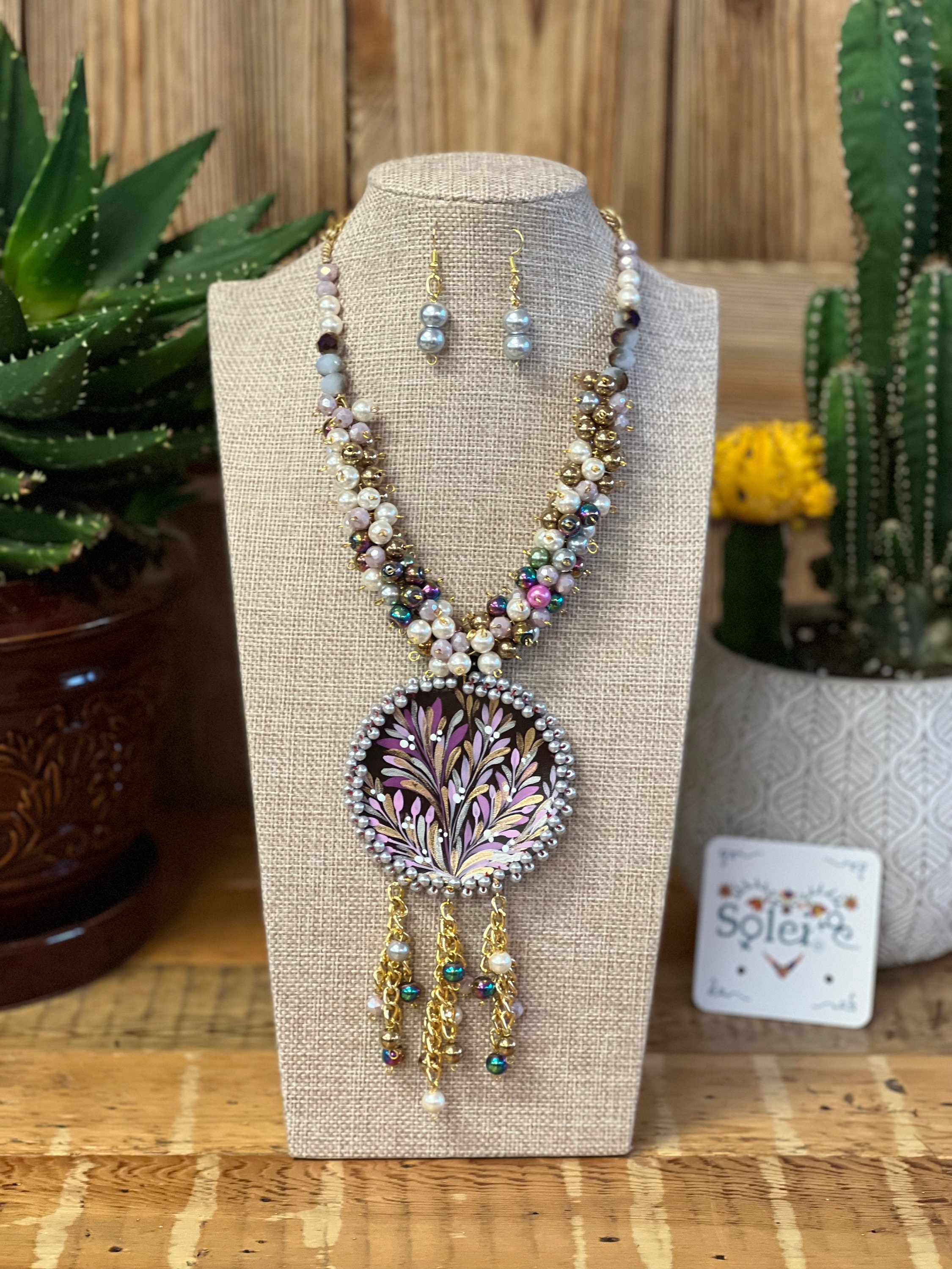 Collier Femme Bohème Vintage Yo Contigo - Alliage Zamak, Couleur Argent, Neuf Avec étiquettes