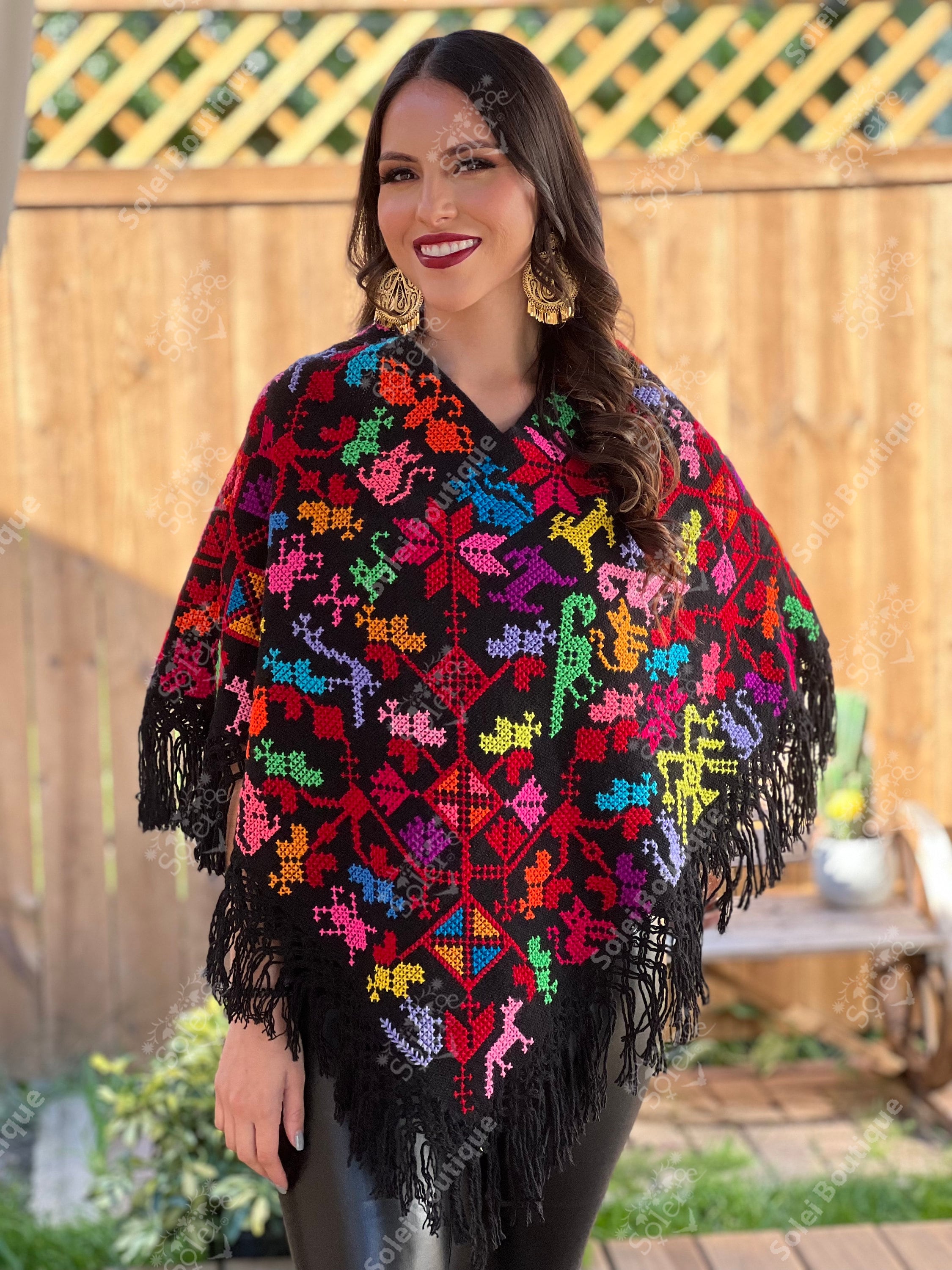 Poncho Mexican Pattern