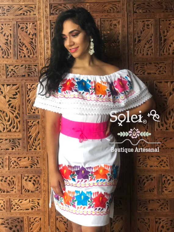 off the shoulder mexican dress