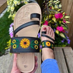 earth sunflower sandal