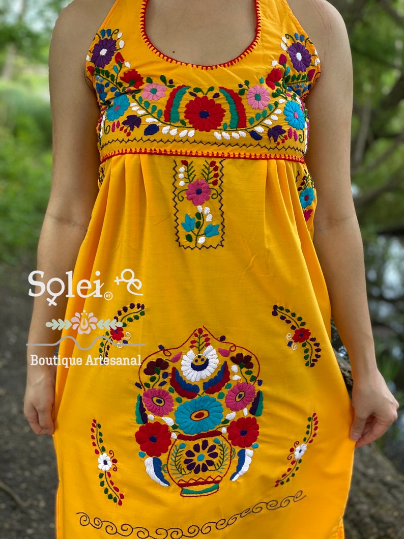 halter mexican dress